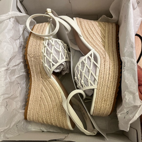 Aldo Dellen Strappy wedge sandal - Wedge heel Size 7.5 - Picture 3 of 6